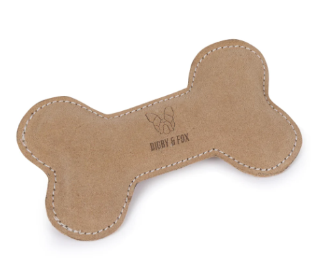 Digby & Fox Leather Bone Toy