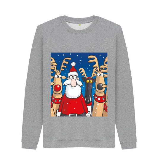 Light Heather Richard Skipworth Rudolph Jumper (unisex)