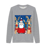 Light Heather Richard Skipworth Rudolph Jumper (unisex)