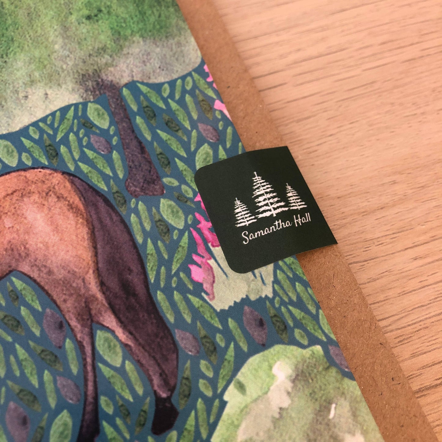 Greyhound greeting card - Samantha Hall Designs