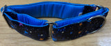 Luxury lined house collar - Moon & Stars Design - Limited Edition