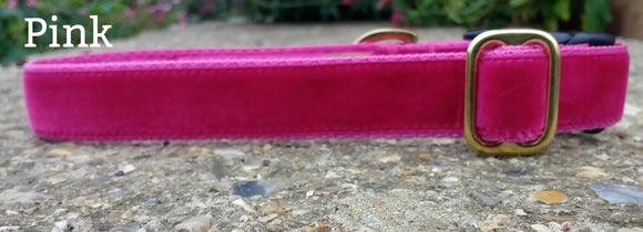 Pink Velvet Collar 2.5cm