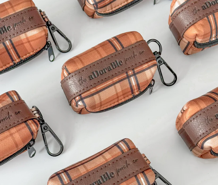 Heritage Poop Bag Holder - Butterscotch Biscuit