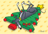 2026 Christmas Cards Pack 2 - Richard Skipworth Xmas Tree Bed/Headrest (PRE-ORDER)