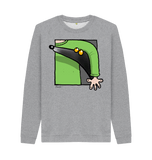 Light Heather Printed Sweater Front